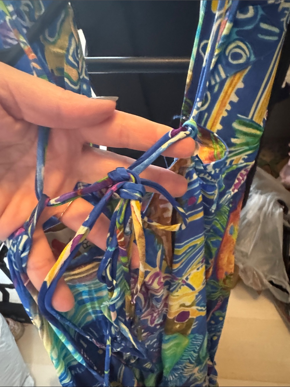 FARM Rio Deep Sea Maxi Dress - Picture 10 of 14